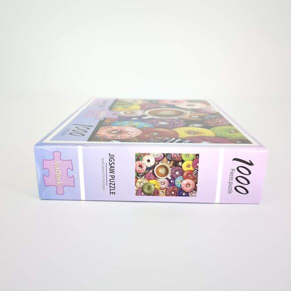 Donuts 1000 Piece Jigsaw Puzzle and Poster by Nattork High Quality Puzzles - GUC - Picture 6 of 13